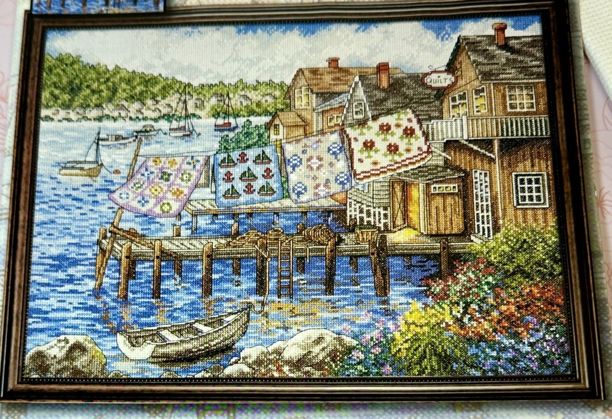 Kit De Punto De Cruz Con Diseño De Copas Impresas De 14CT De Algodón