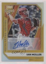 2021 Panini Elite Extra Edition Optic Gold Signatures /10 Ian Moller #77 Auto
