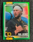 2026 Topps Chrome Image Variation Green Refractor 77/99 Paul Skenes FCZZG