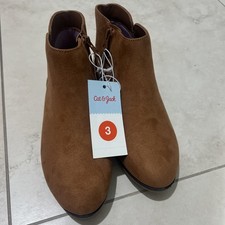 Cat Jack Toddler Size 5 Penelope Side Zip Boots Cognac
