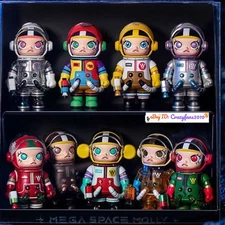 POP MART Mega Space Molly 100% Series Confirmed Blind Box Figure Art Toys Gift