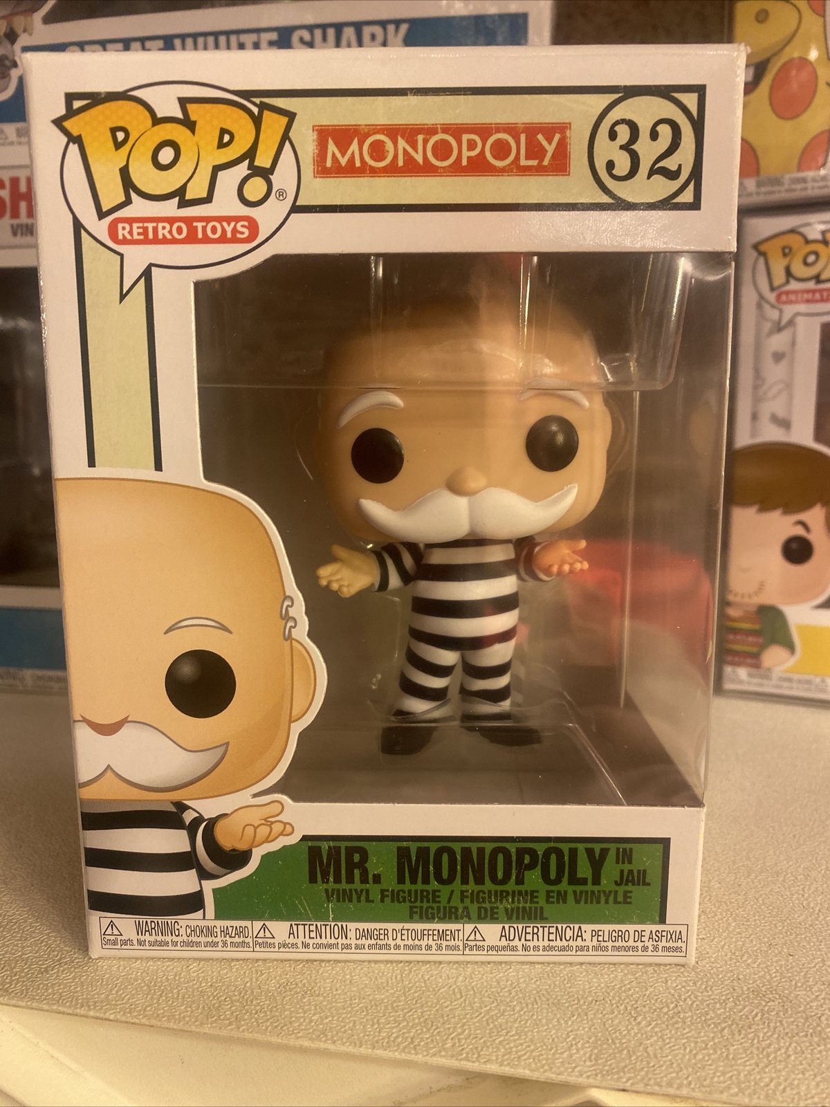 Funko Pop! Retro Toys Mr. Monopoly In Jail #32 Vinyl Figure