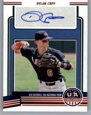 2023 Panini Stars and Stripes 18U National Team Signatures Dylan Cupp RC AUTO