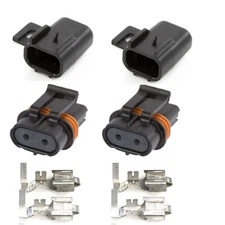 Delphi Weather Resistant Sealed Fuse Holder w Cap Assembly Kit 16 Ga. ATO 2 Sets