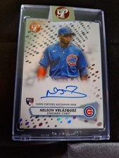2023 TOPPS PRISTINE ENCASED ROOKIE AUTO SP #PA-NVE NELSON VELAZQUEZ CHICAGO CUBS