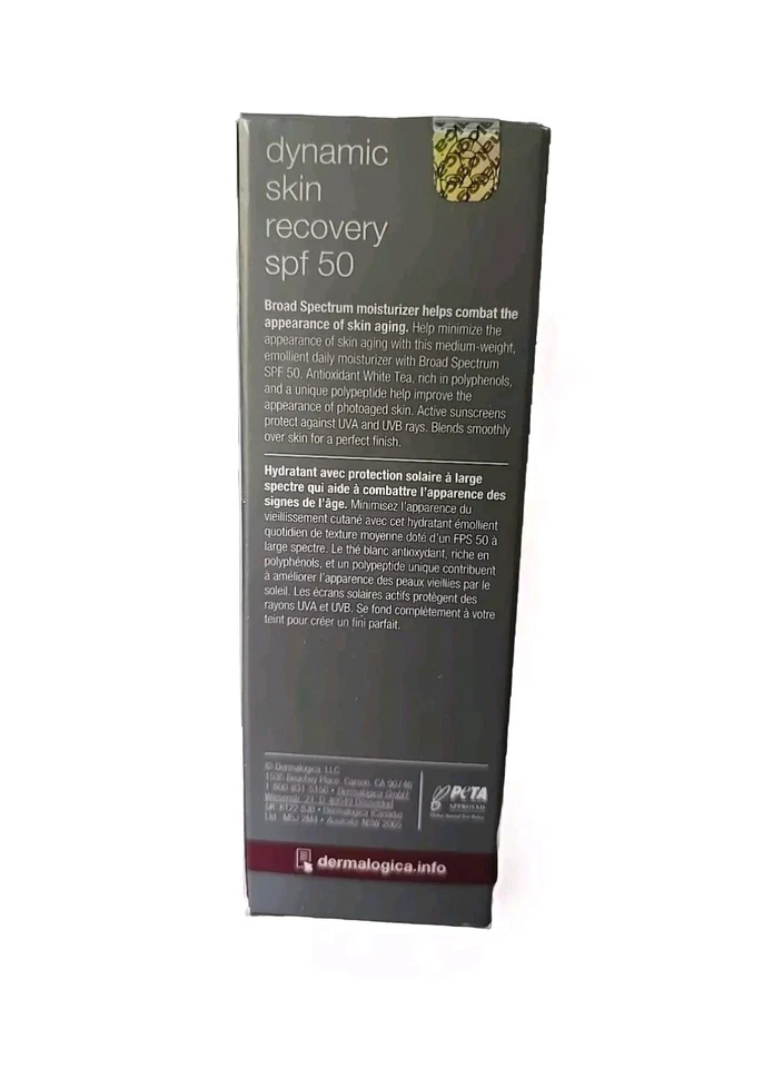 Dermalogica Dynamic Skin Recovery SPF 50 New In Box 1.7 Oz/ 50ml - Image 2 of 3