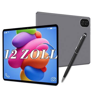 2025 Neueste Tablet 16GB RAM 256GB ROM 12 Zoll Android14 Tablet 8-Core PC-Modus