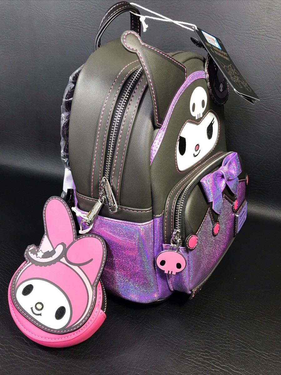 NEW Loungefly Sanrio NYCC Kuromi Witch Cosplay Mini Backpack  display picture 3