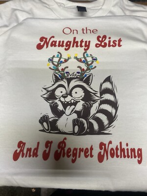Funny Raccoon Holiday Unisex Graphic Tee