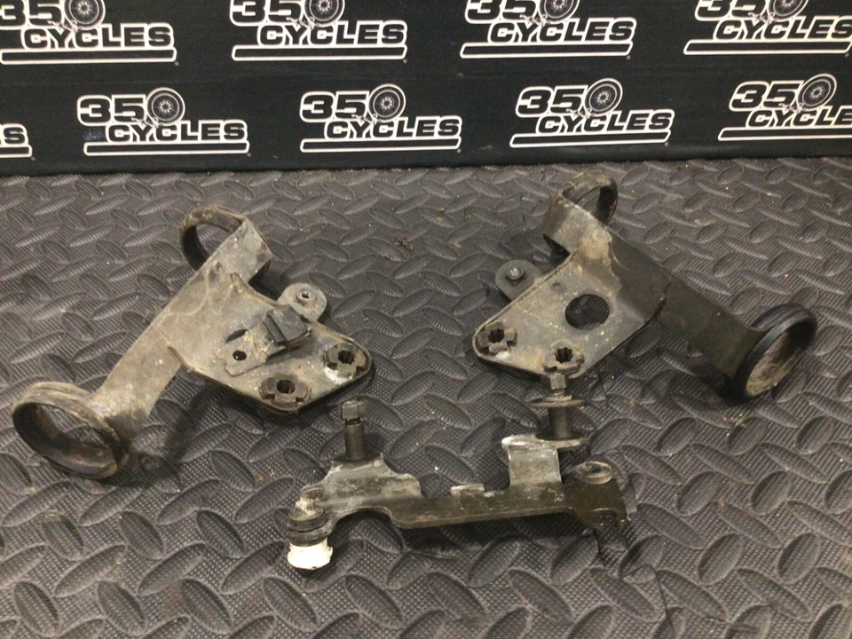 1990-1999 Suzuki DR250 DR350 DR 350 OEM garfo dianteiro orelhas farol medidor de montagem - Imagem 2 de 4