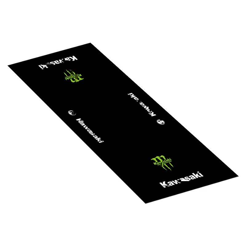 For Kawasaki Motorcycle/Bike Floor Pit Mat Workshop Home Garage Carpet 220x80cm - Image 3 of 4