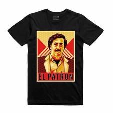 NEW Streetwear on Demand PABLO EL PATRON BLACK Tee Shirt SMALL-3XLARGE LIMITED