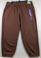 Member's Mark - Men's - Brown Fleece Elastic Drawstring Waist Joggers - Size XXL