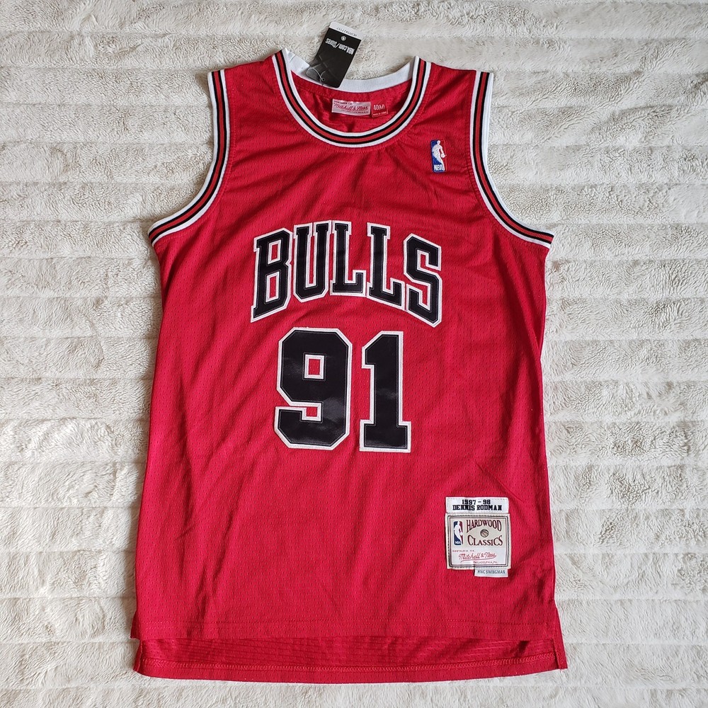 Chicago Bulls Dennis Rodman #97 HWC Swingman 97-97 Mitchell & Ness Jersey 40(M)
