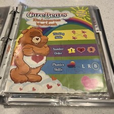 Rare Vintage NOS Care Bears Kindergarten Workbook 2007