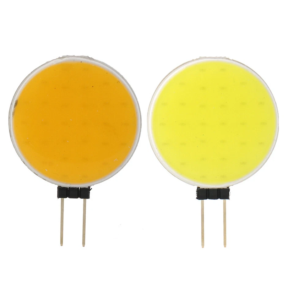 180 Degrees Glowing G4 COB LED Lamp Chip Lamp Bead DC 12V Light Round Lamp Panel - Image 2 of 4