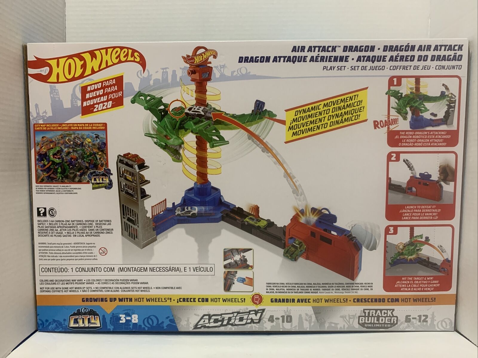 Hot Wheels Air Attack Dragon Play Set (GJL13) for sale online