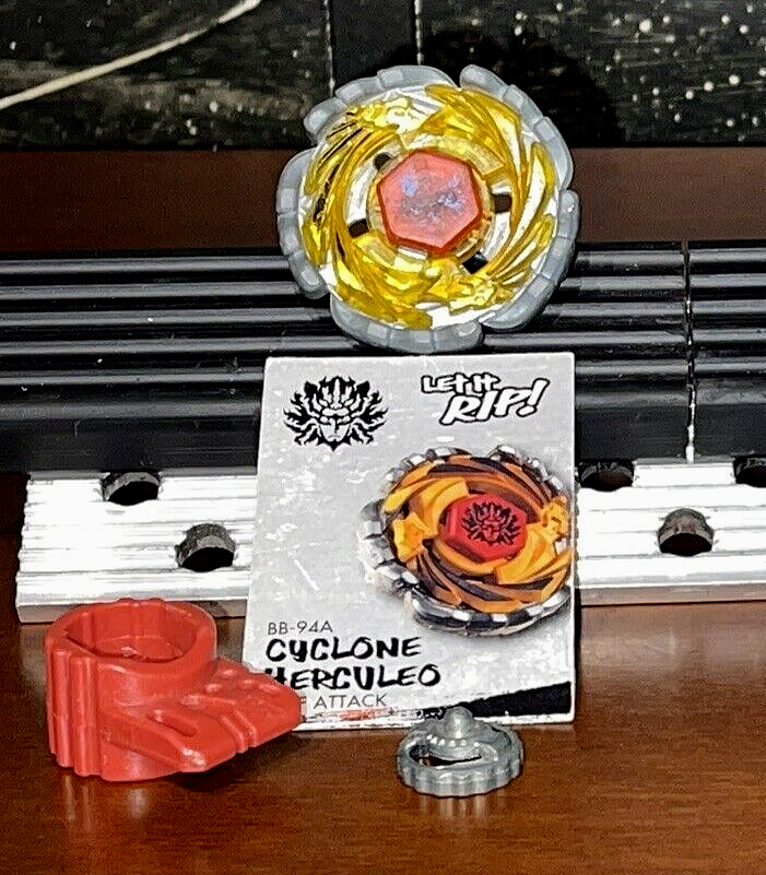 Original HASBRO TOMY Beyblade CYCLONE HERCULEO 105F BB-94A -METAL