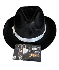 Gangster Hat Fedora Mafia Mobster Criminal Costume NWT