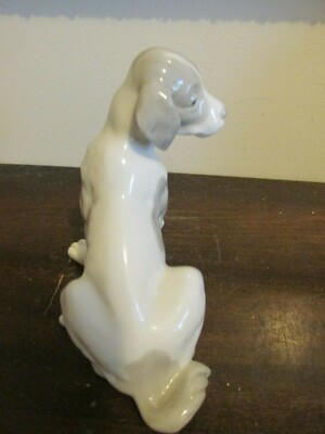NAO By Lladro Spain 0057 Sitting Dog Porcelain Figurine | eBay
