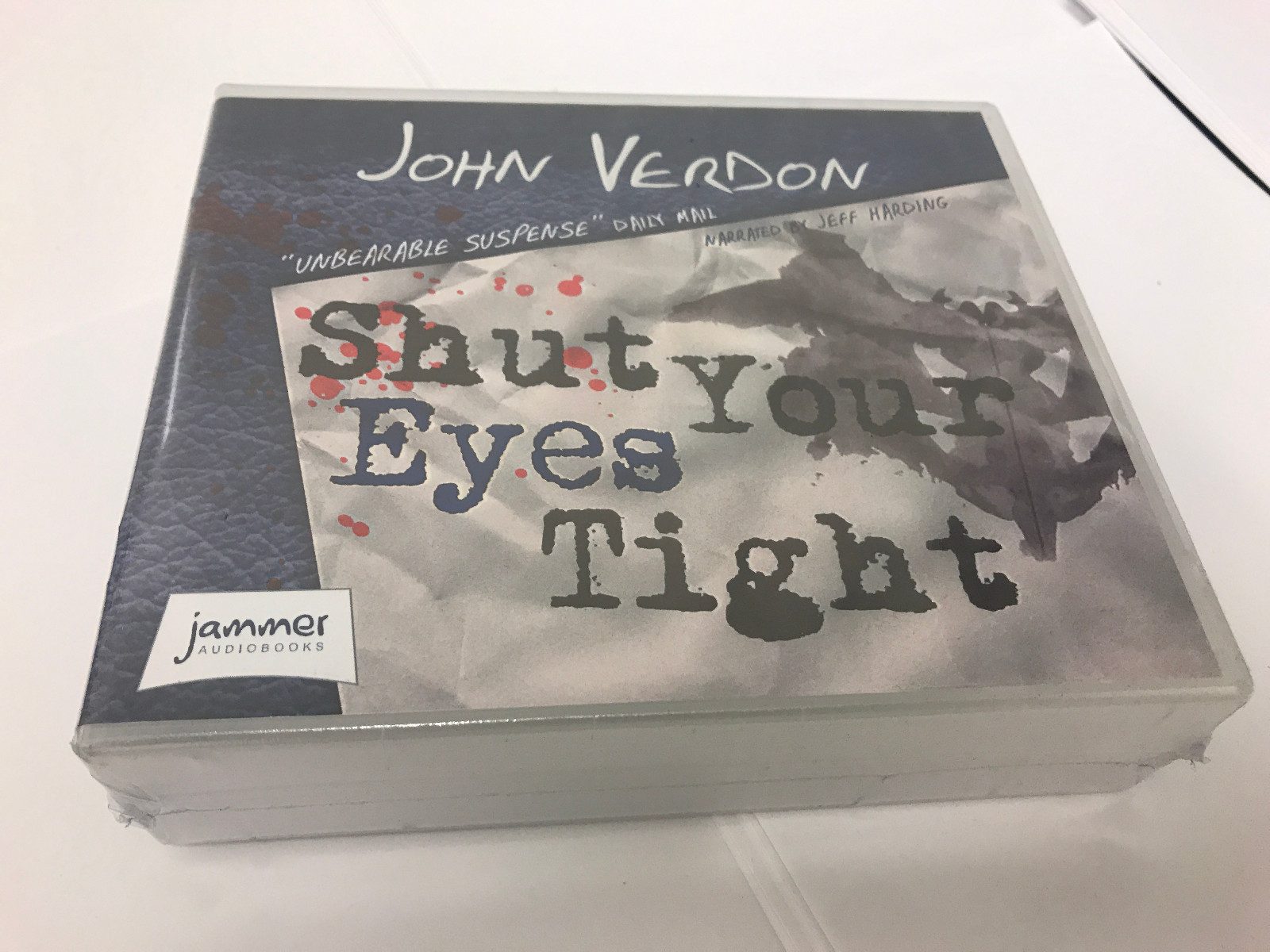 Shut Your Eyes Tight by John Verdon (CD-Audio BOOK 2015) NEW SEALED 15 CD
