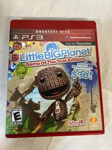 LITTLE BIG PLANET GAME OF YEAR EDITION (Sony PlayStation 3, PS3) COMPLETE-TESTED
