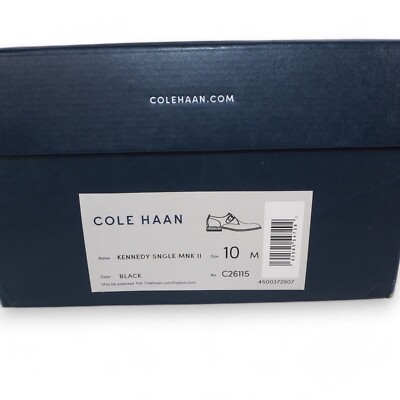Cole Haan Kennedy Grand OS Single Monk Strap Oxfords Black  display picture 1