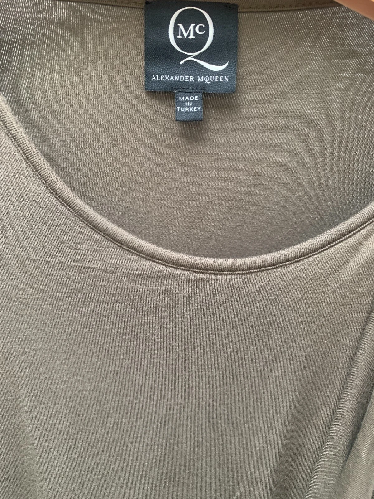 ALEXANDER MCQUEEN Abito McQ by Alexander Mc Queen modal cotone elasticizzato beige taglia IT 46 vintage