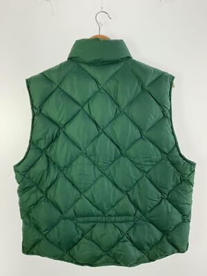 EDDIE BAUER Down Vest 80s- Black Tag Thread Faded XL Nylon EDDIE BAUER Down Vest 80s- Black Tag Thread Faded XL Nylon