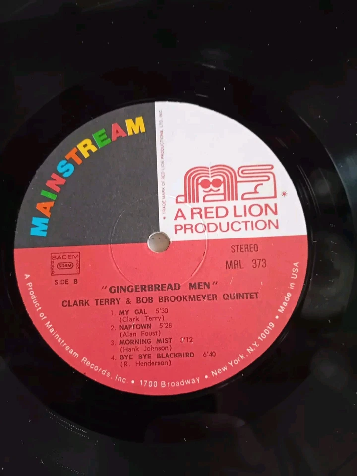 ORG US LP JAZZ CLARK TERRY BROOKMEYER QUINTET 197? EX MAINSTREAM - Photo 4/4