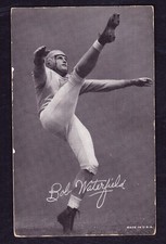 1948-52 EXIBITS BOB WATERFIELD HALL OF FAMER 2