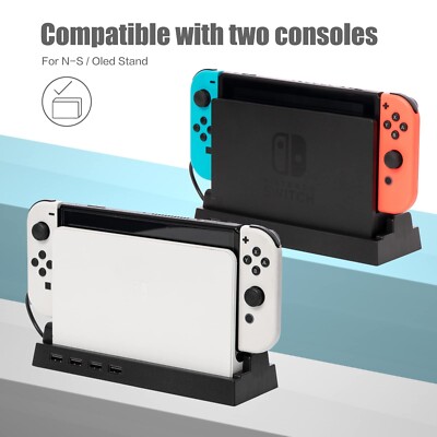 Switch Hub Dock, USB Hub for Nintendo Switch with 4 Output Ports