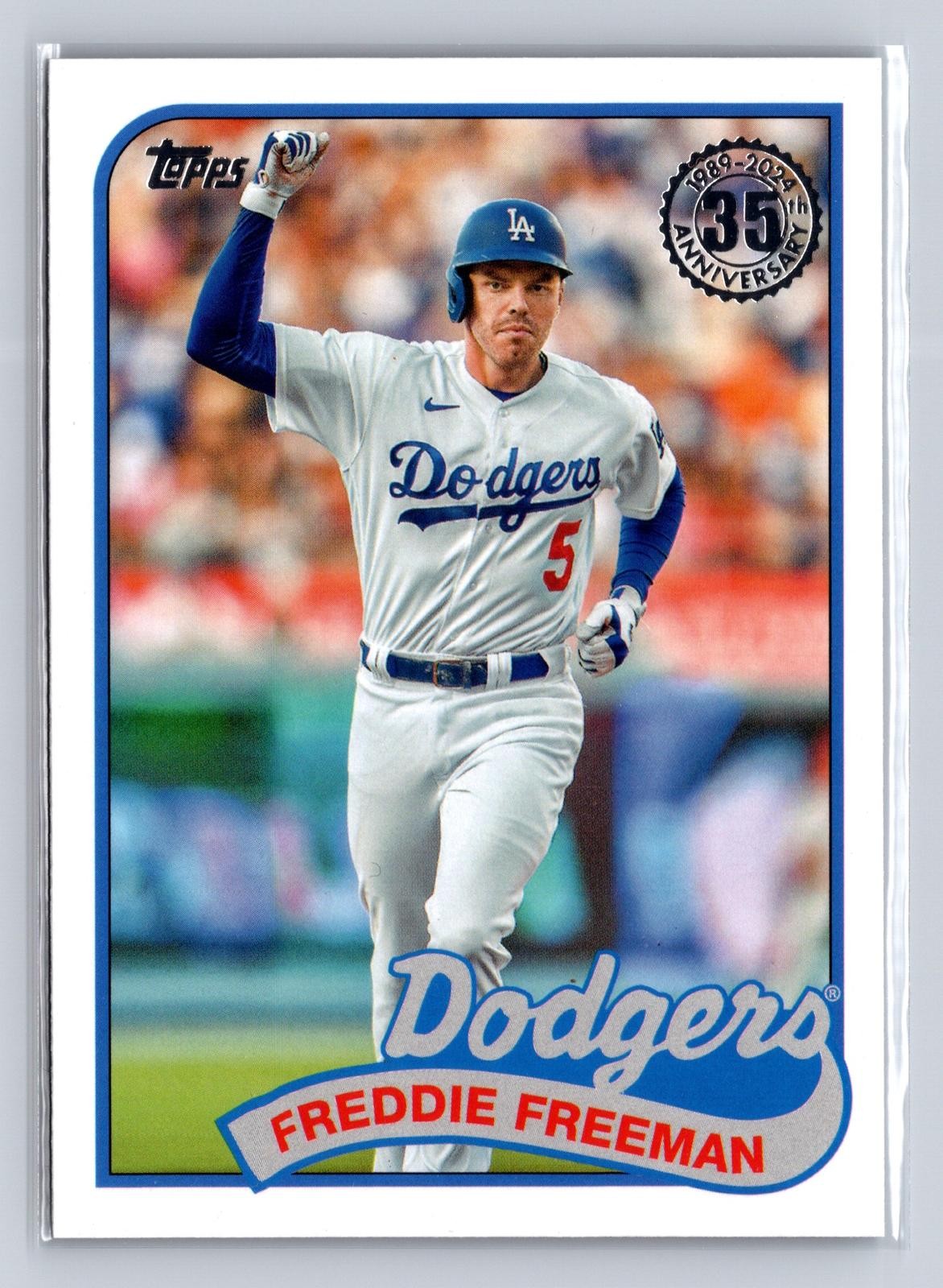 2024 Topps #89B-29 Freddie Freeman 1989 Topps 35th Anniversary (Series One)