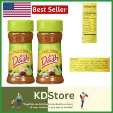 All Natural, Salt-Free Lime Seasoning Blend for Chicken Fish Rice 2 Pack