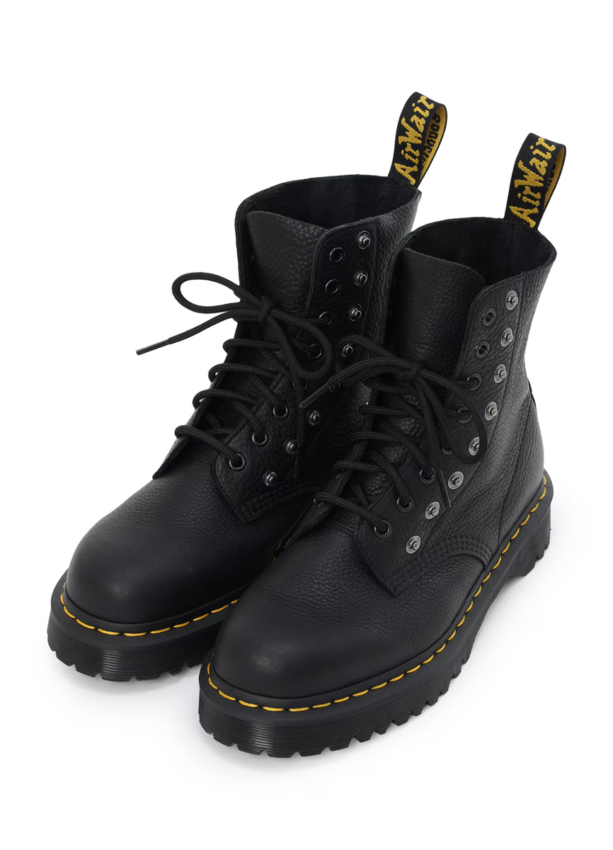 Dr. Martens x LIMI feu DOT BUTTON BOOTS Black LA-E50-758-1-05 NEW