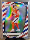 2024 Panini Prizm - Rookies Bo Nix #309 Red White & Blue Prizm (RC)