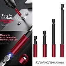14 Shank Magnetic Tip Screwdriver Bit Extension Rod for Drill and Driver