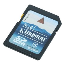 Kingston 8GB SD HC Card Memory Card Class 4