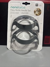 Nanobebe Flexy Bottle Handles Easy-Grip Ergonomic Handles Transitional Sippy ...