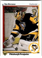 1990-91 Upper Deck #121 Tom Barrasso Pittsburgh Penguins NHL Hockey