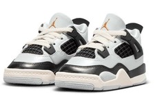 Jordan 4 Retro TD Pure Platinum/Metallic Gold size 4C (FZ8584 070) Toddler's NIB