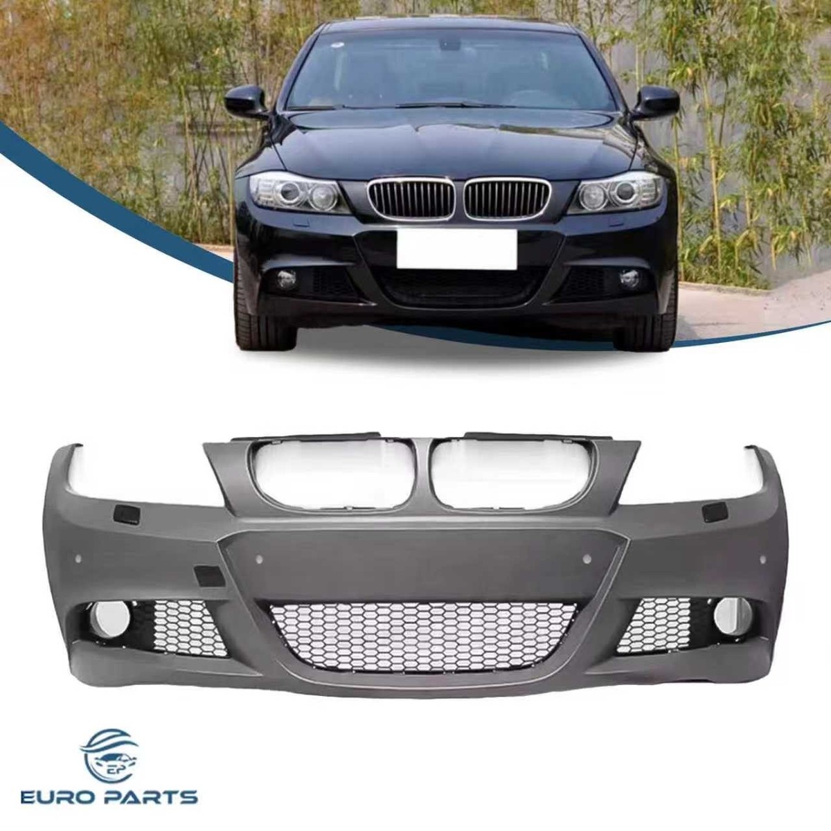 For 09-12 BMW E90 3-Series 325I 328I 335I M-Tech Style Front