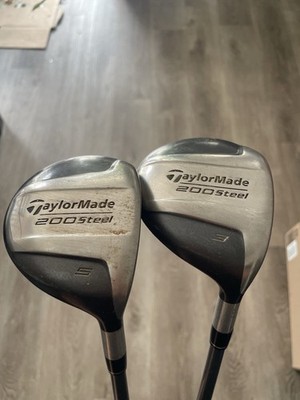 TaylorMade 200 Steel 3+5 Wood Set RH Regular R80 Graphite