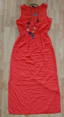 Kleid - Gr. 36 - My Own - Orange Damen Sommerkleid