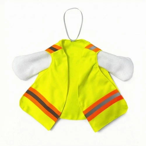 Reflective Goose Vest High-Visibility Costume Funny for Seasonal Photo Moments image 7