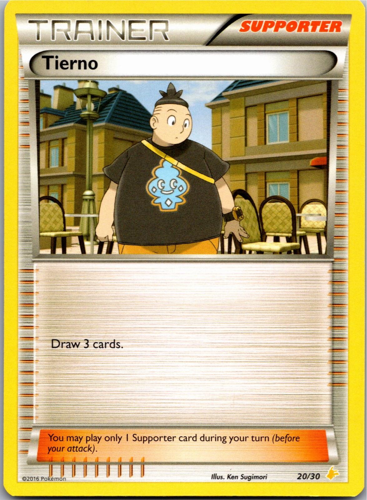 Tierno (20 20/30 Common XY Trainer Kit: Pikachu Libre & Suicune Pokemon NM