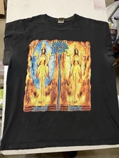 2003 Morbid Angel Heretic T Shirt Front And Back Print Black XL