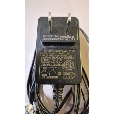 Xing Yuan 12V 1A AC Adapter Power Supply XY12J-1201000Q-UW with Inline Switch