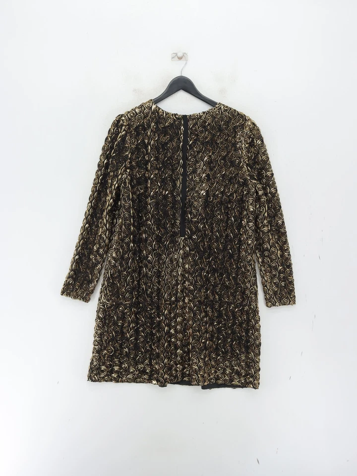 Vestido midi Alice Temperley línea A UK16 en negro Foto 2 de 4