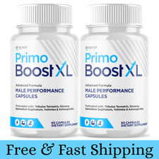  2 Pack Primo Boost XL Advanced Male Pills PrimoBoost XL Supplement 120 Capsule